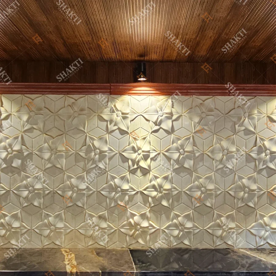 Marble wall cladding